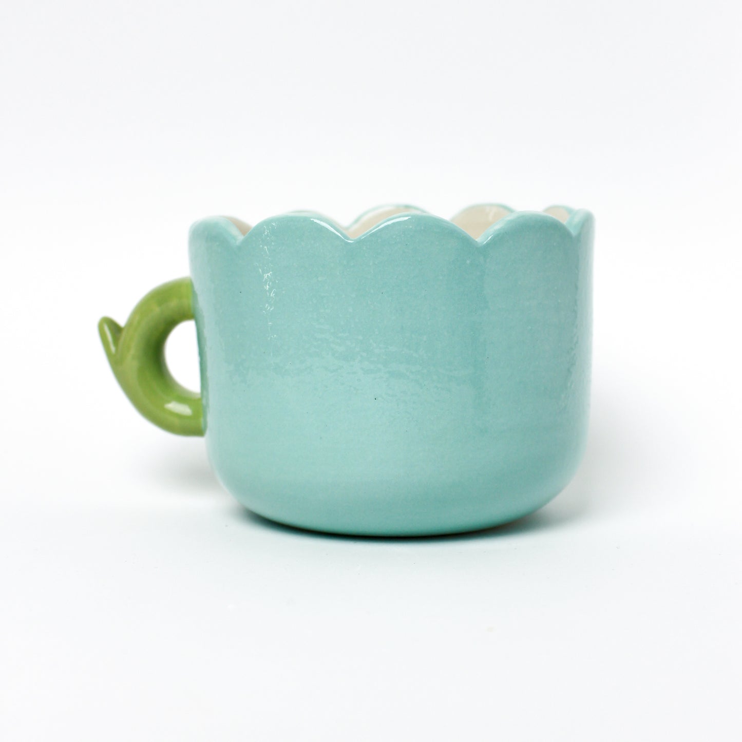 MINT TULIP MUG #2 (seconds sale - not foodsafe)