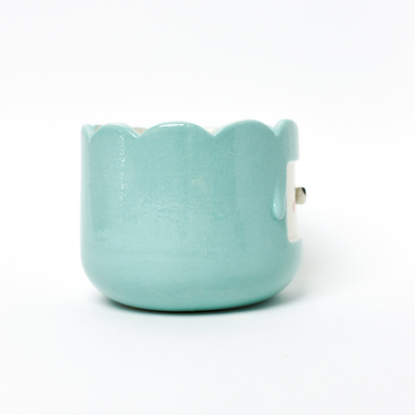 MINT TULIP MUG #2 (seconds sale - not foodsafe)