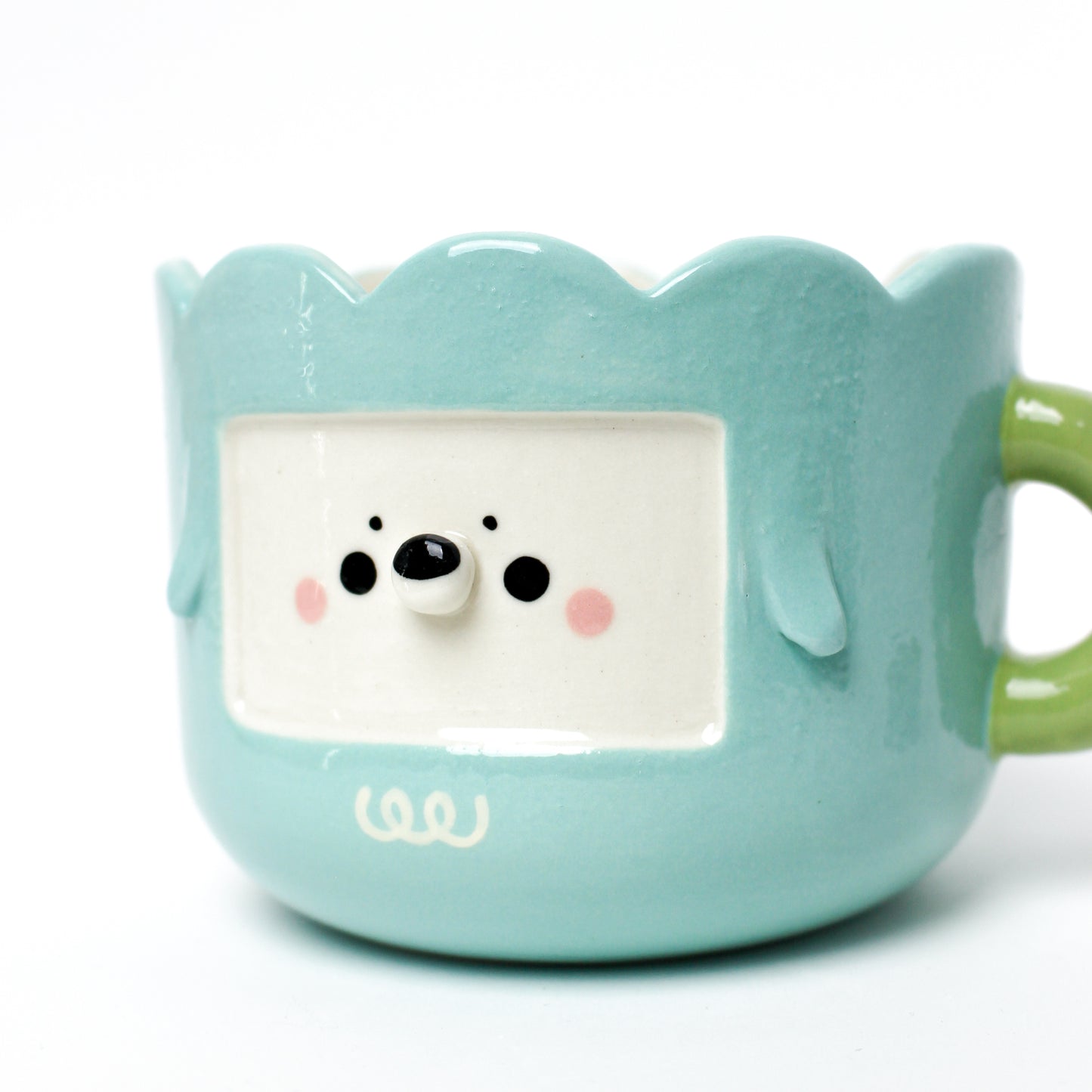 MINT TULIP MUG #2 (seconds sale - not foodsafe)
