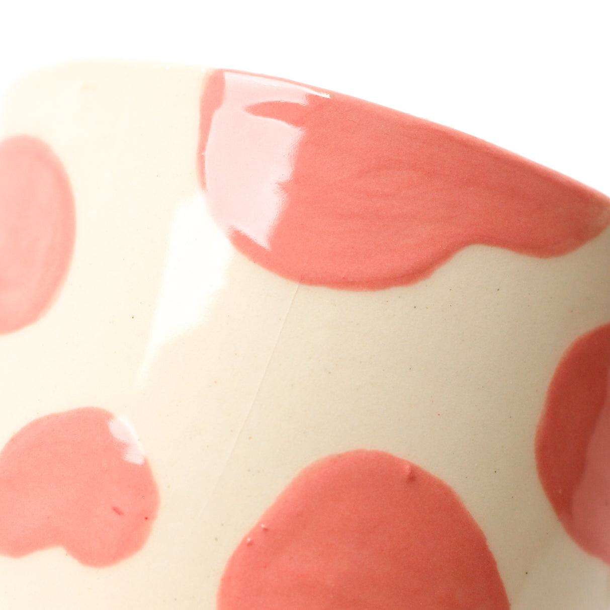 PINK COW POT (seconds sale - not foodsafe)