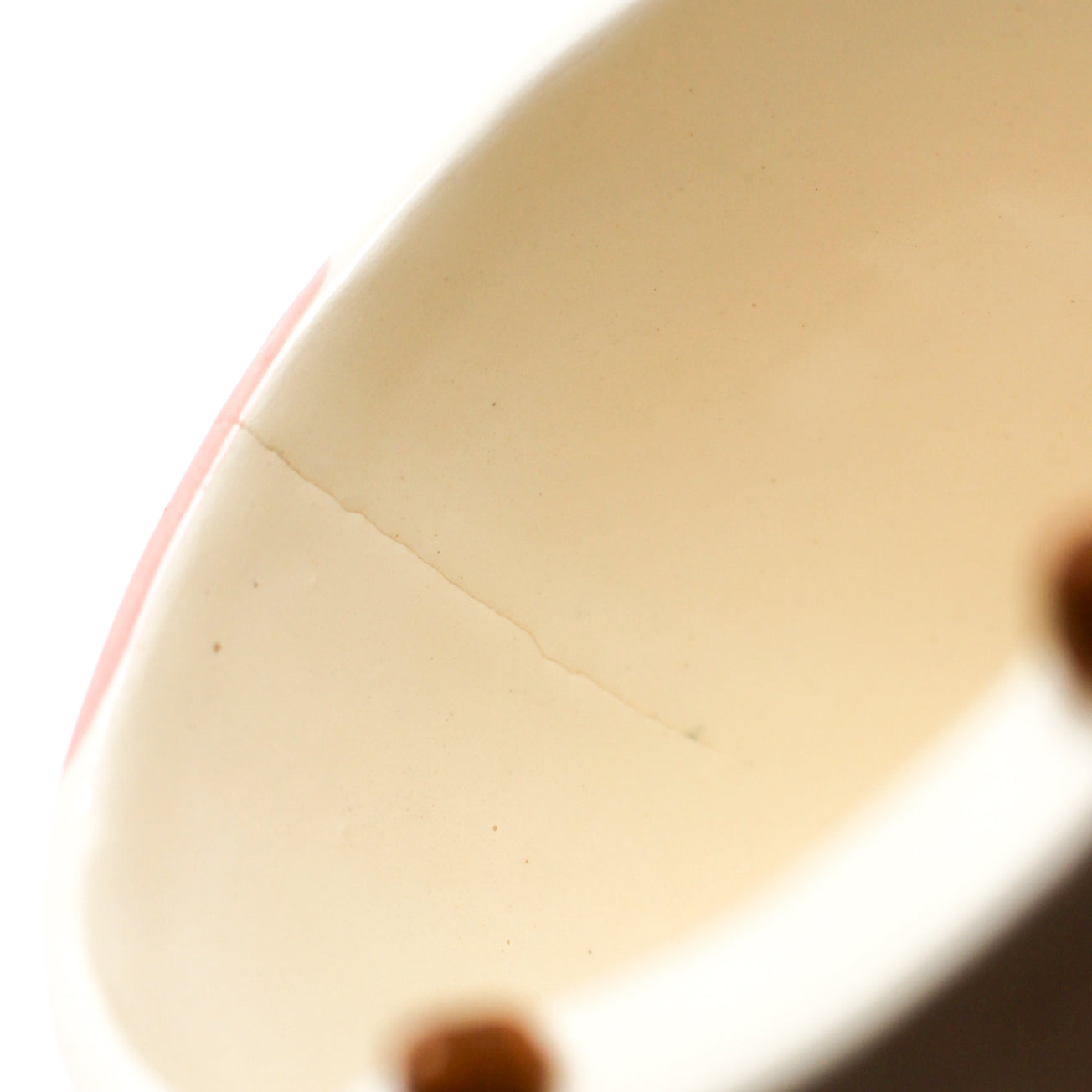 PINK COW POT (seconds sale - not foodsafe)
