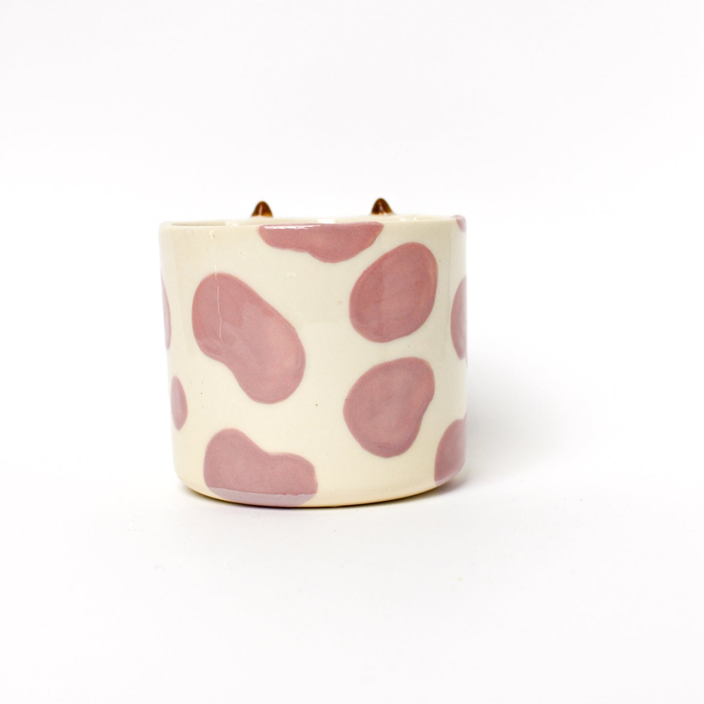 LILAC COW POT (seconds sale - not foodsafe)