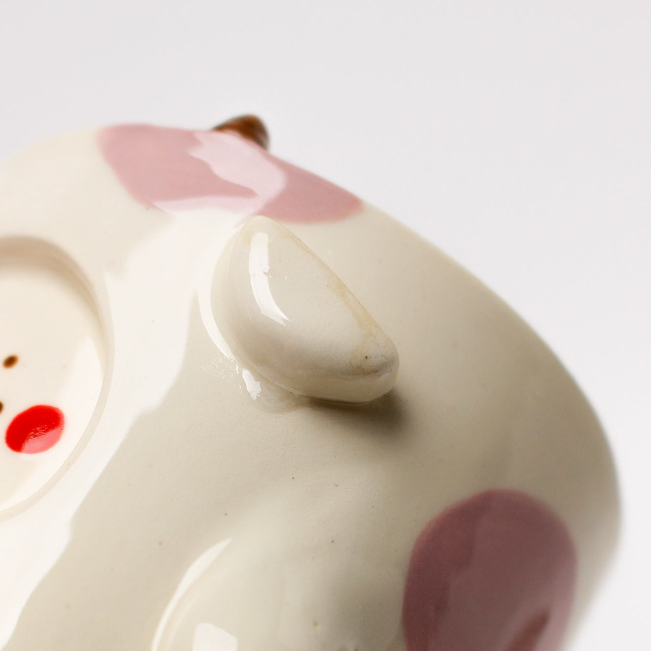 LILAC COW POT (seconds sale - not foodsafe)