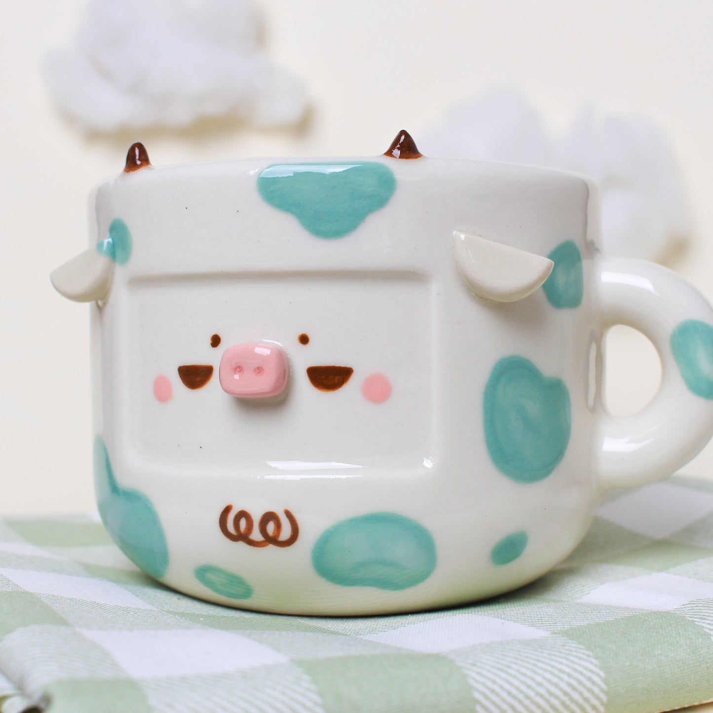 PEPPERMINT COW MUG #22