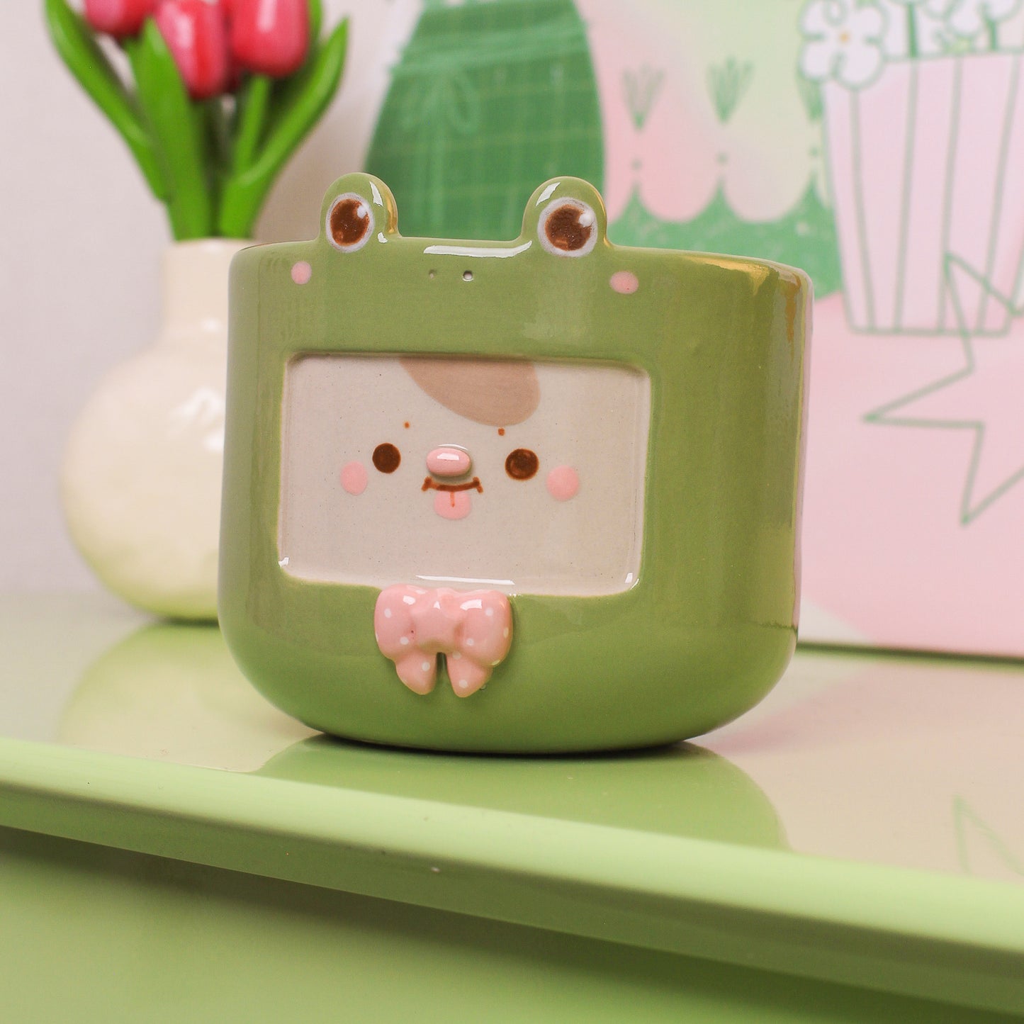 QUIRKY FROG BOWL/PLANTER