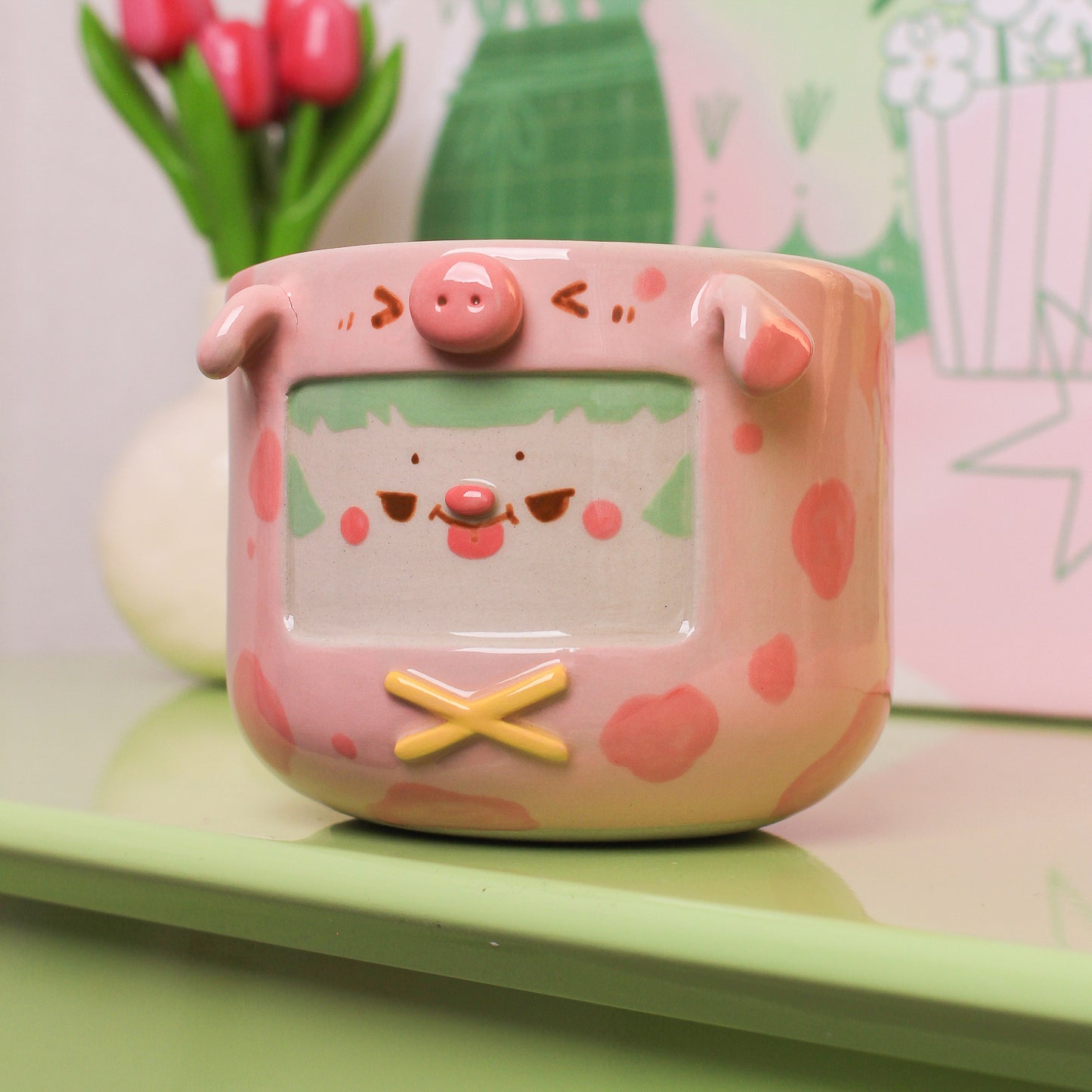 CLUMSY PIG BOWL/PLANTER