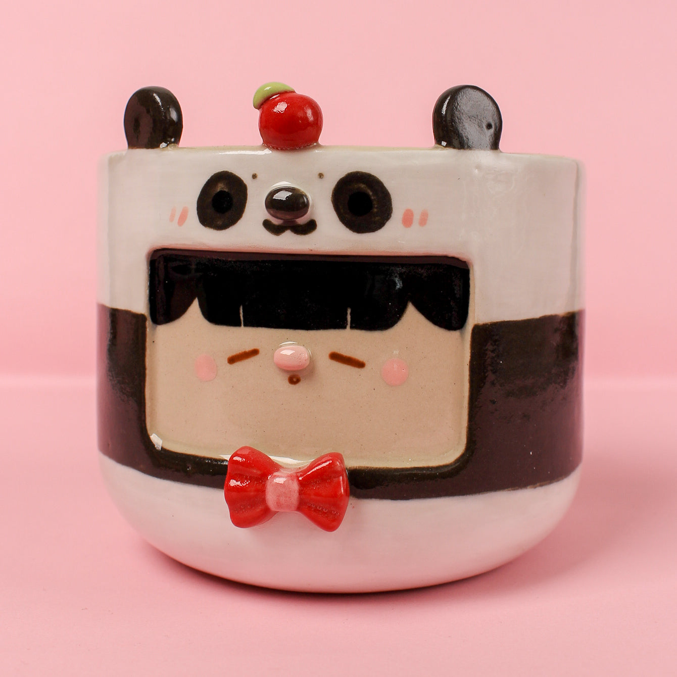 SNOOZY PANDA BOWL/PLANTER