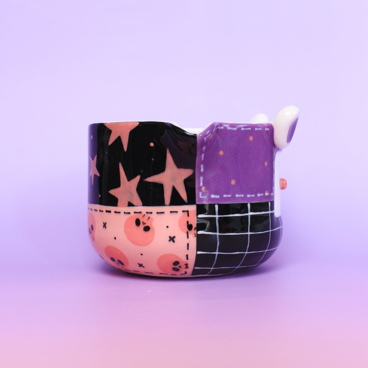 halloween stitched matcha bowl #2