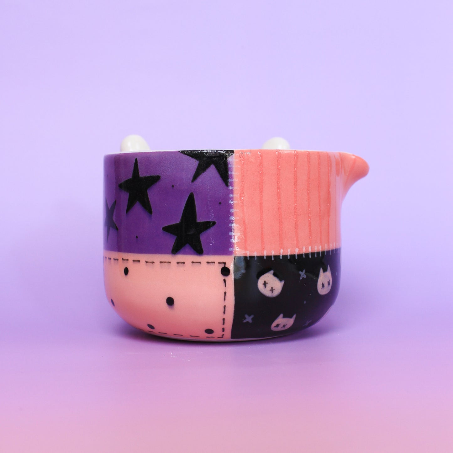 halloween stitched matcha bowl #5