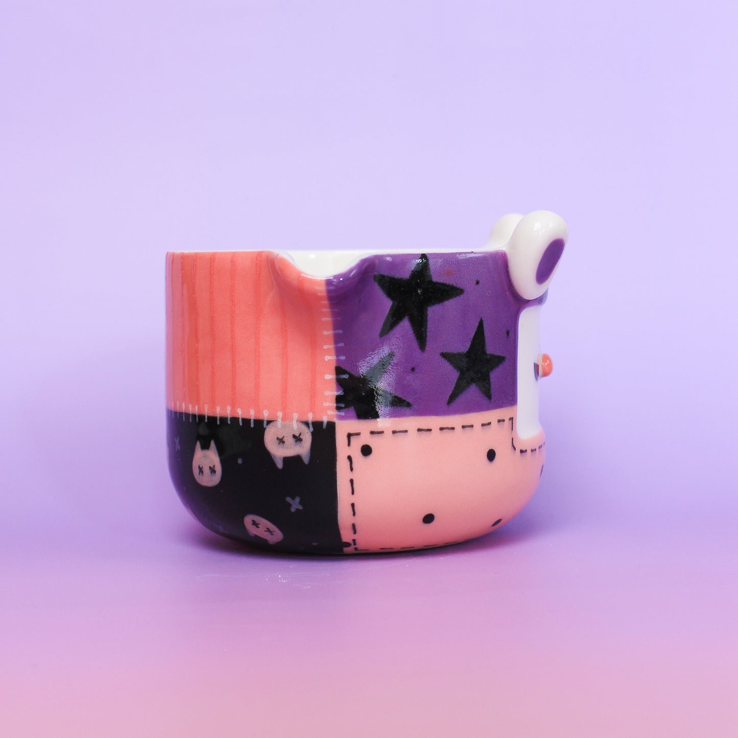 halloween stitched matcha bowl #5