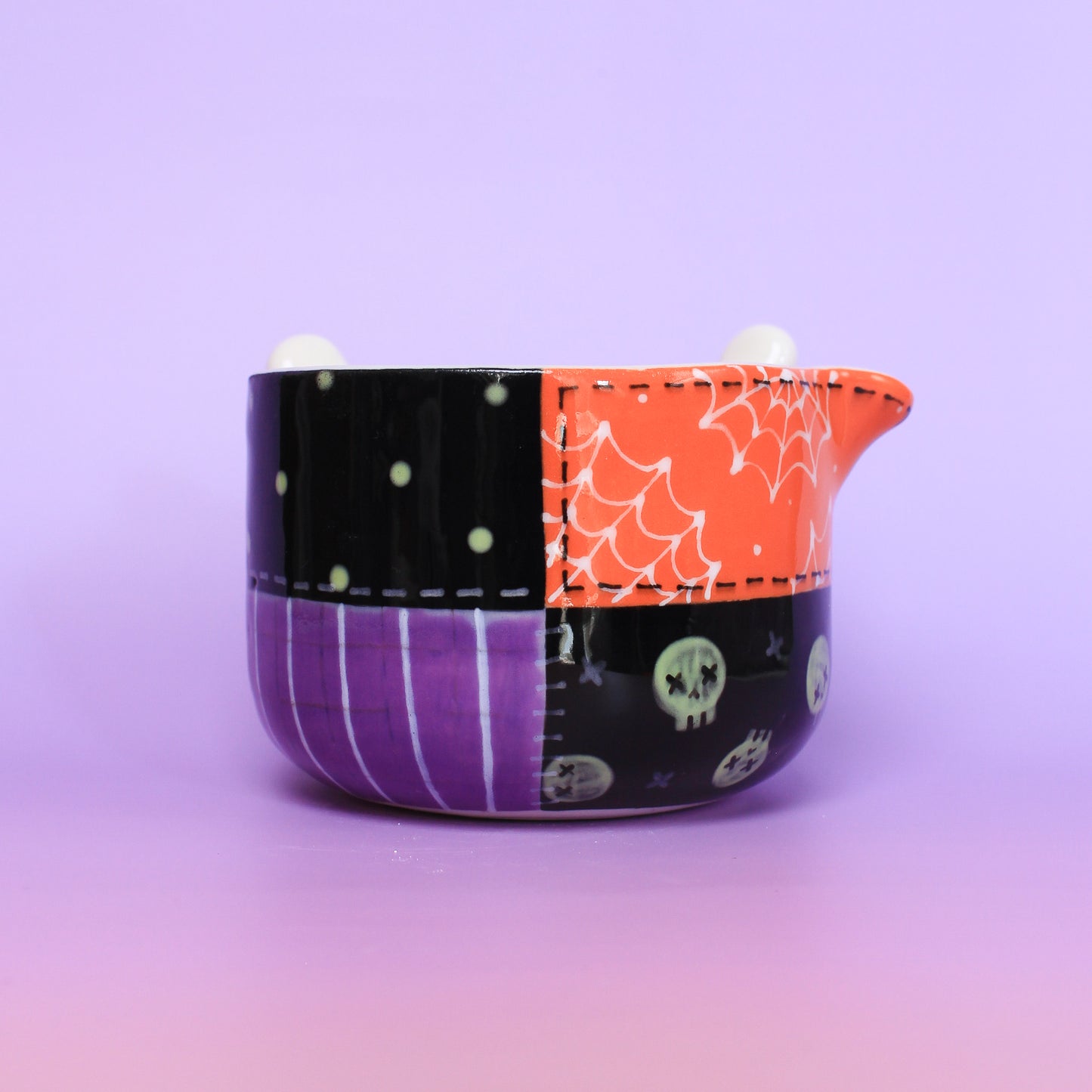 halloween stitched matcha bowl #6