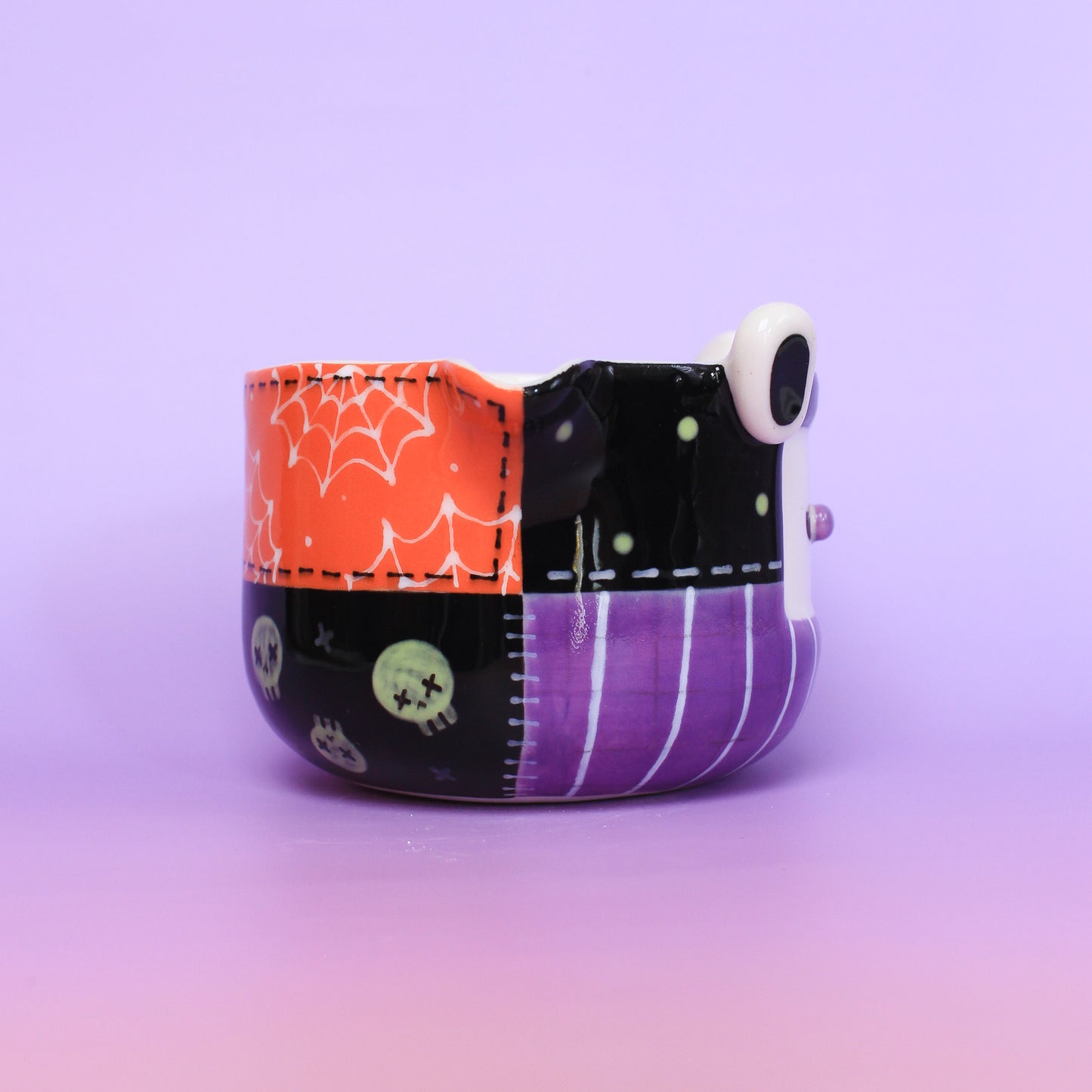 halloween stitched matcha bowl #6