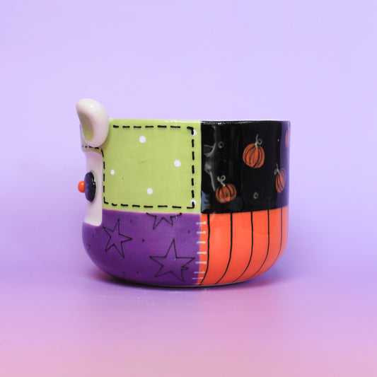 halloween stitched matcha bowl #7