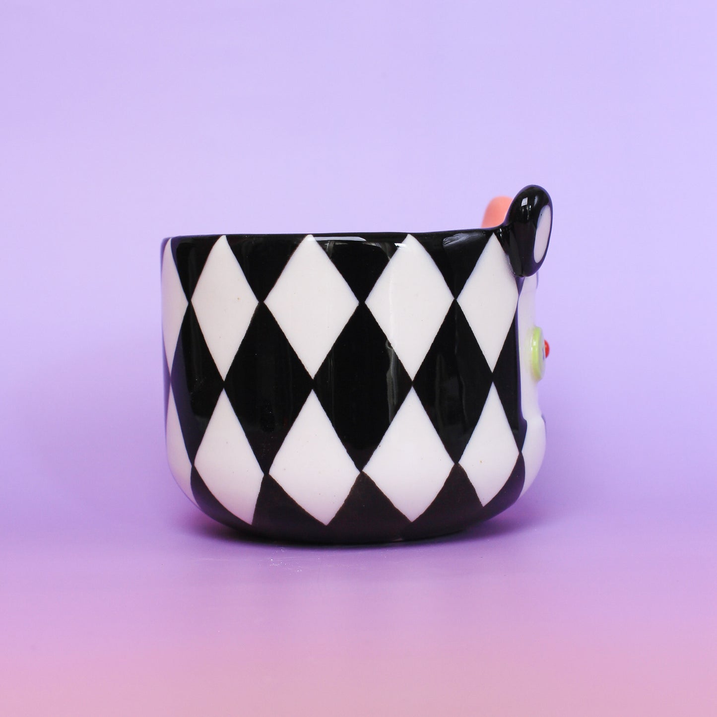 pink clown matcha bowl #8