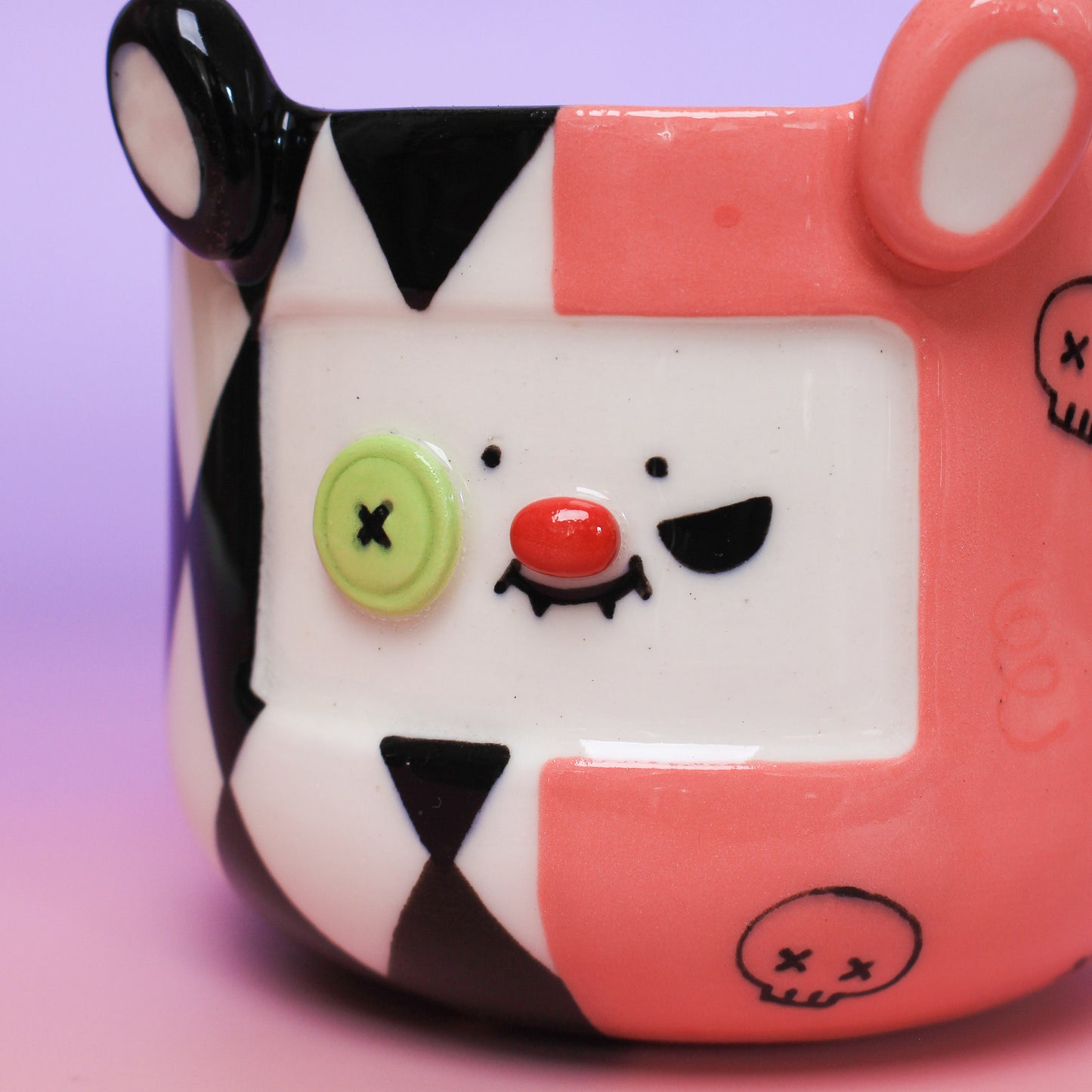 pink clown matcha bowl #8