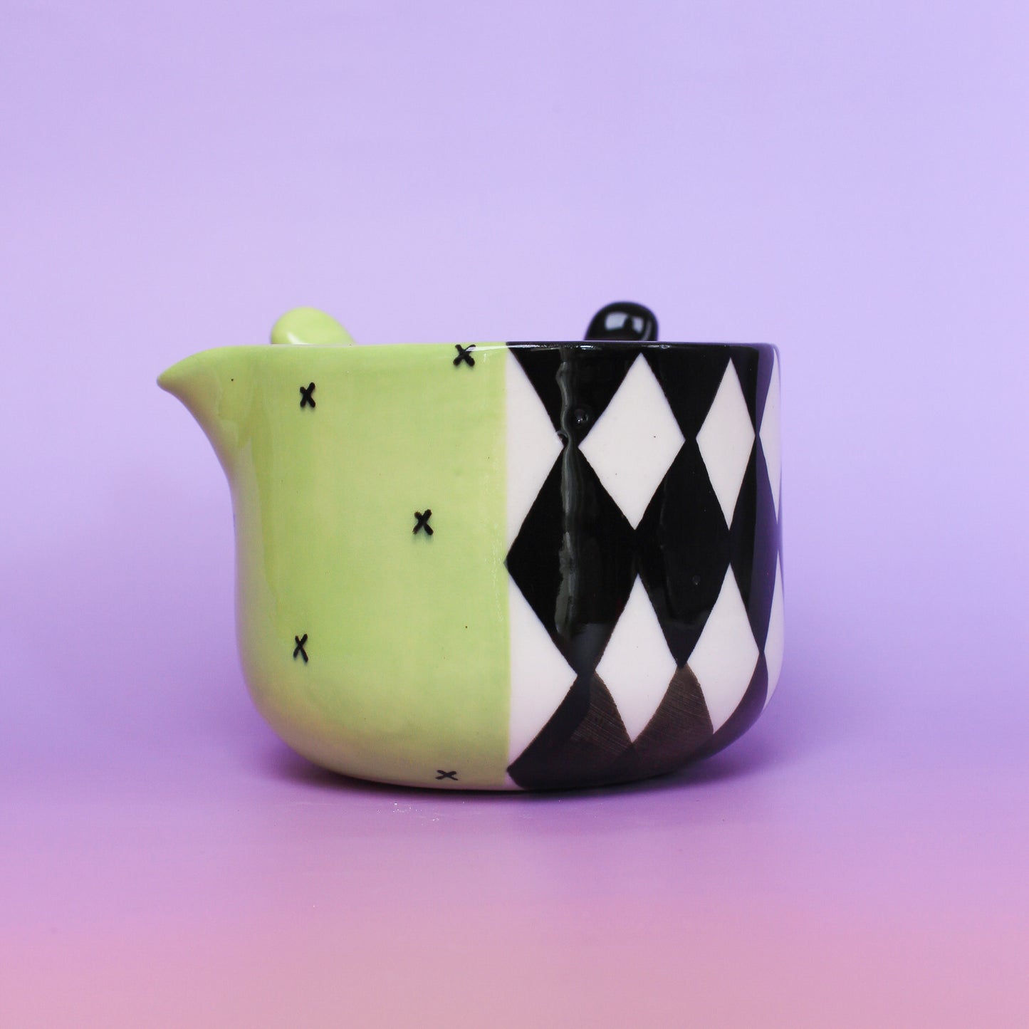 green clown matcha bowl #9