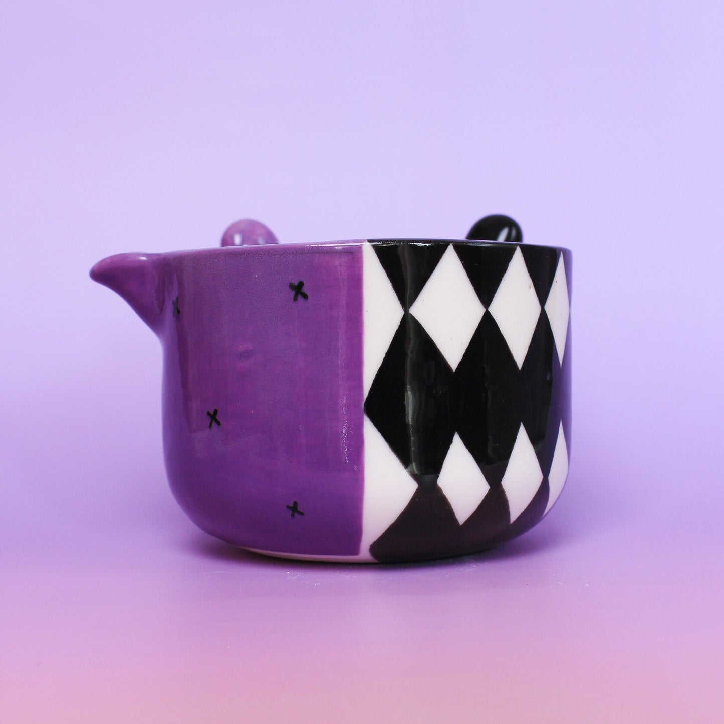 purple clown matcha bowl #10