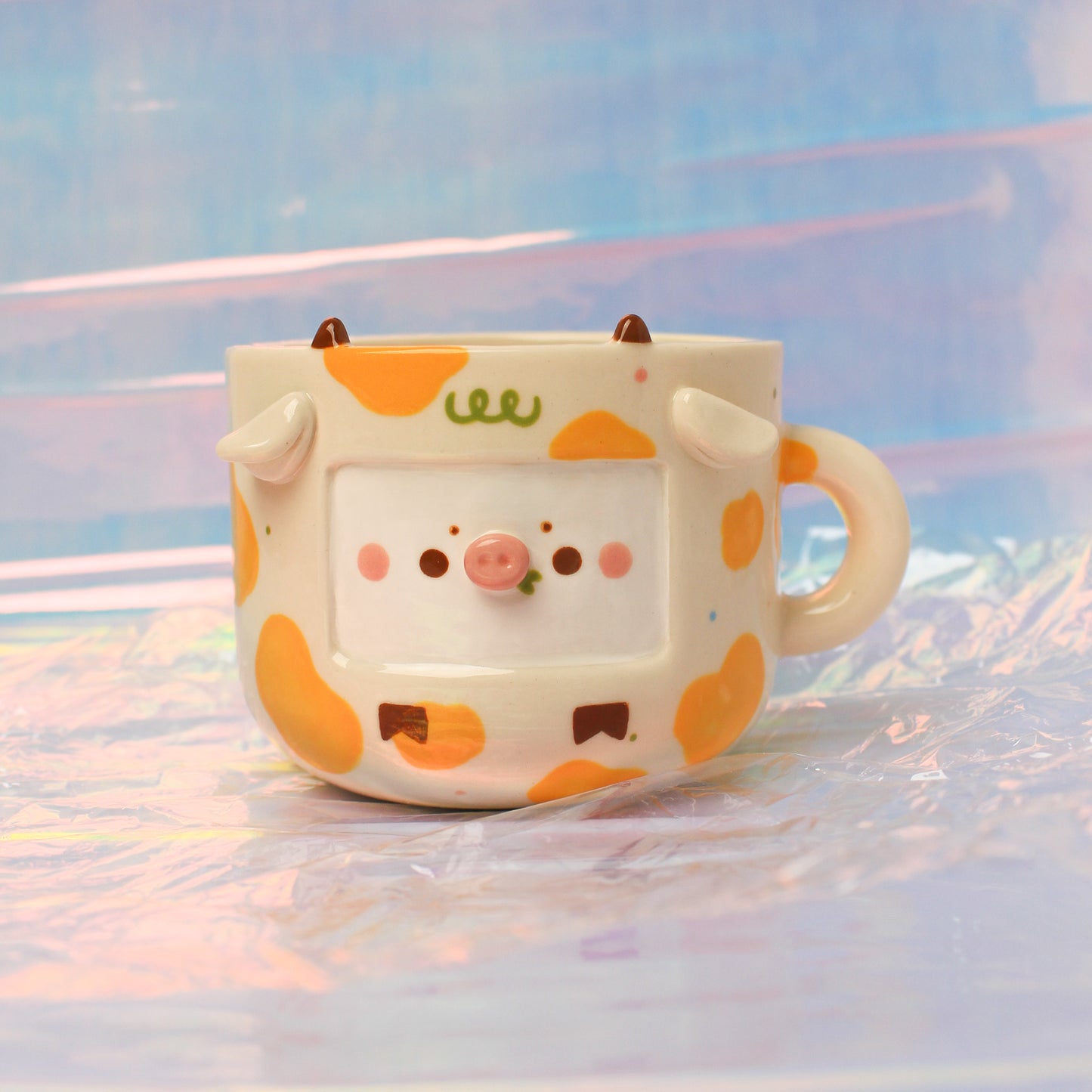 ORIGINAL COW MUG - YELLOW #9