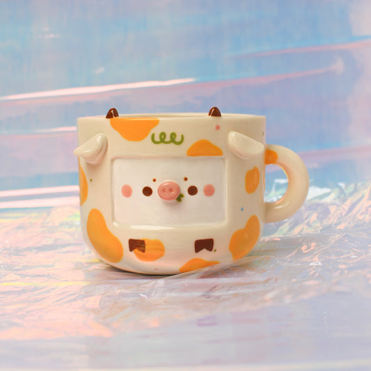 ORIGINAL COW MUG - YELLOW #9