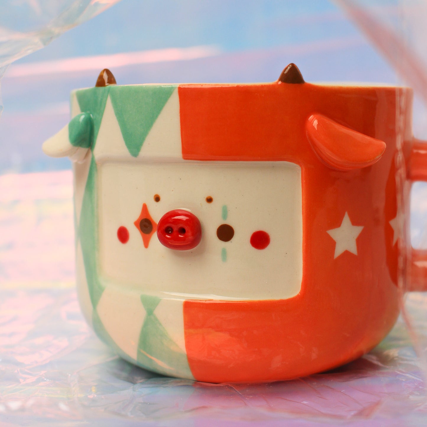 CLOWN COW MUG #18