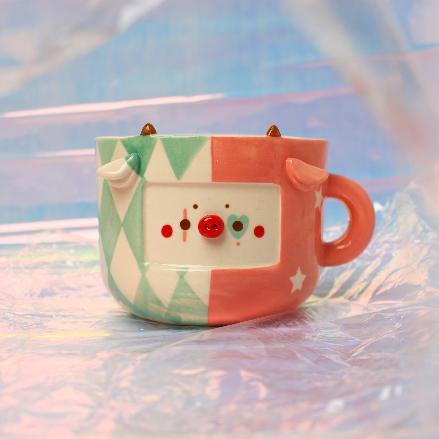 CLOWN COW MUG #28