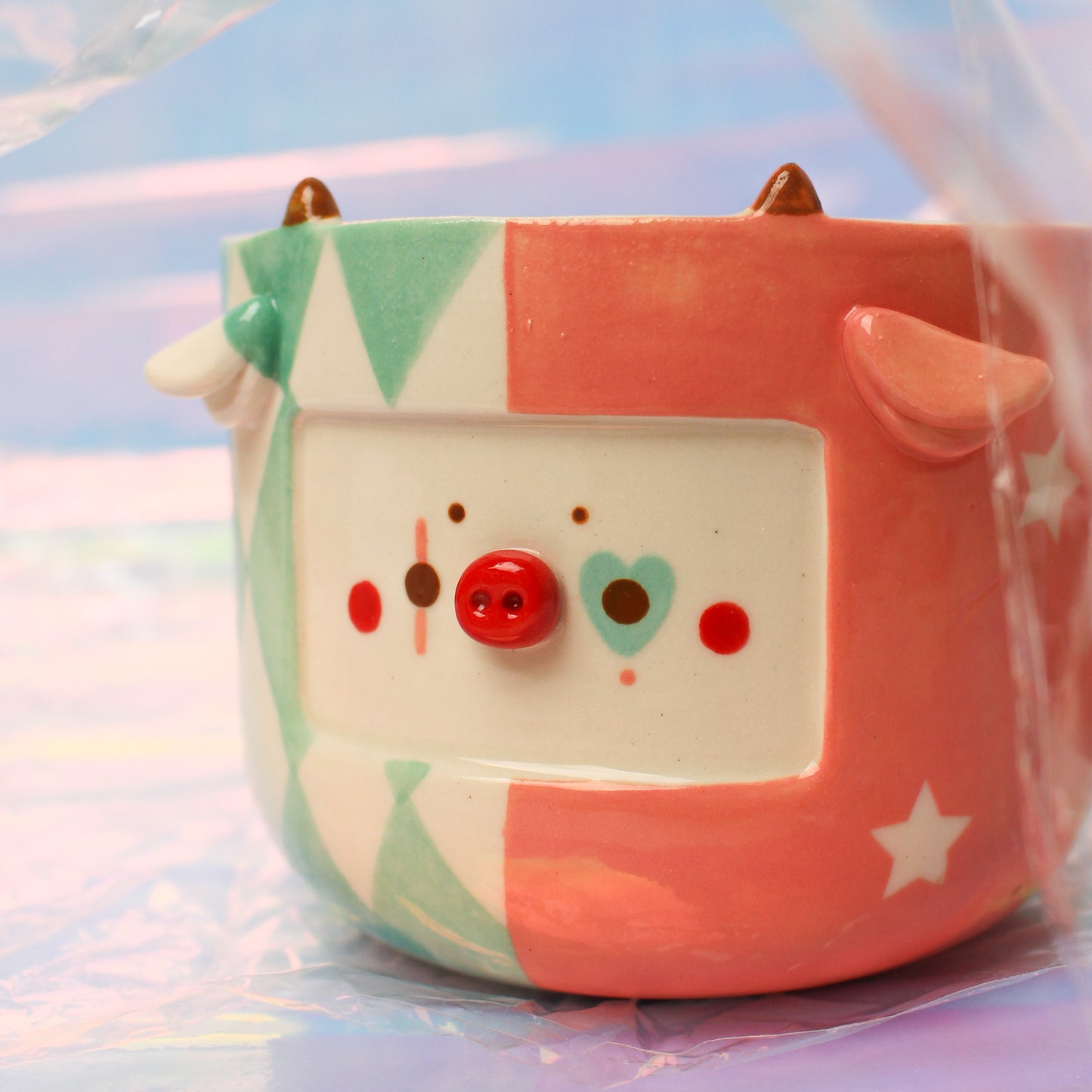 CLOWN COW MUG #28