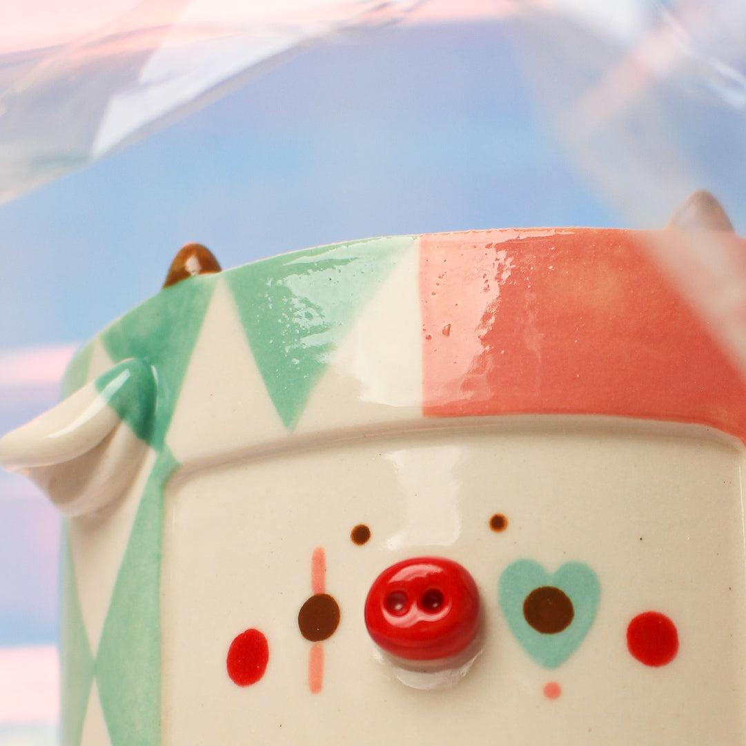 CLOWN COW MUG #28
