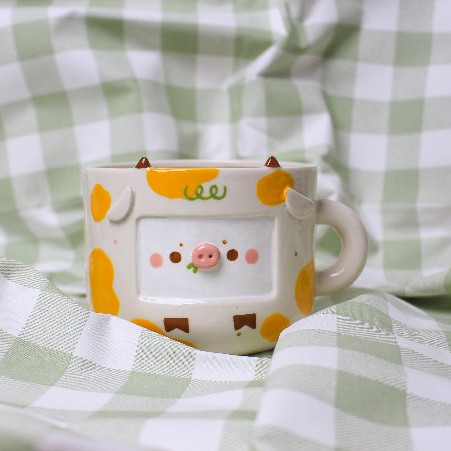 ORIGINAL COW MUG - YELLOW #10