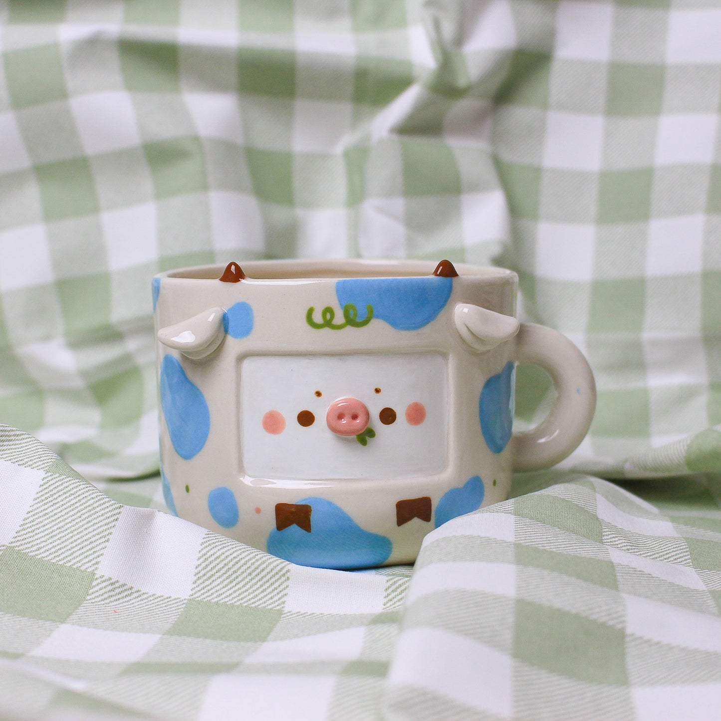 ORIGINAL COW MUG - BLUE #11
