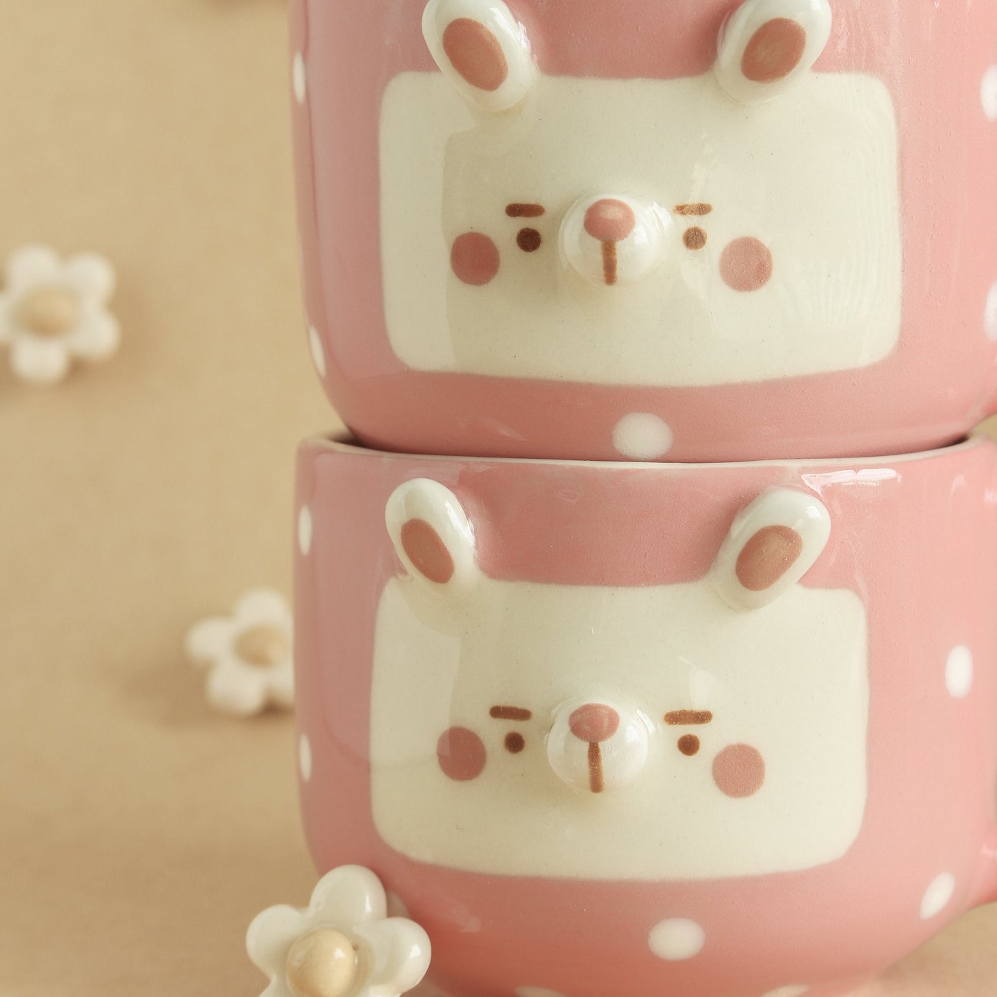 PINK BUNNY MUG #12