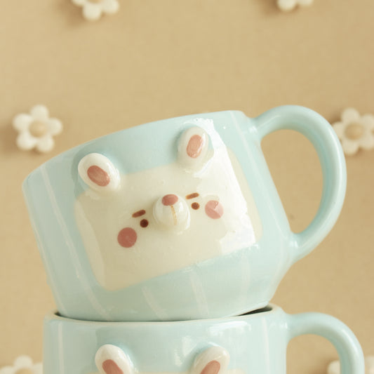 BABY BLUE BUNNY MUG #17