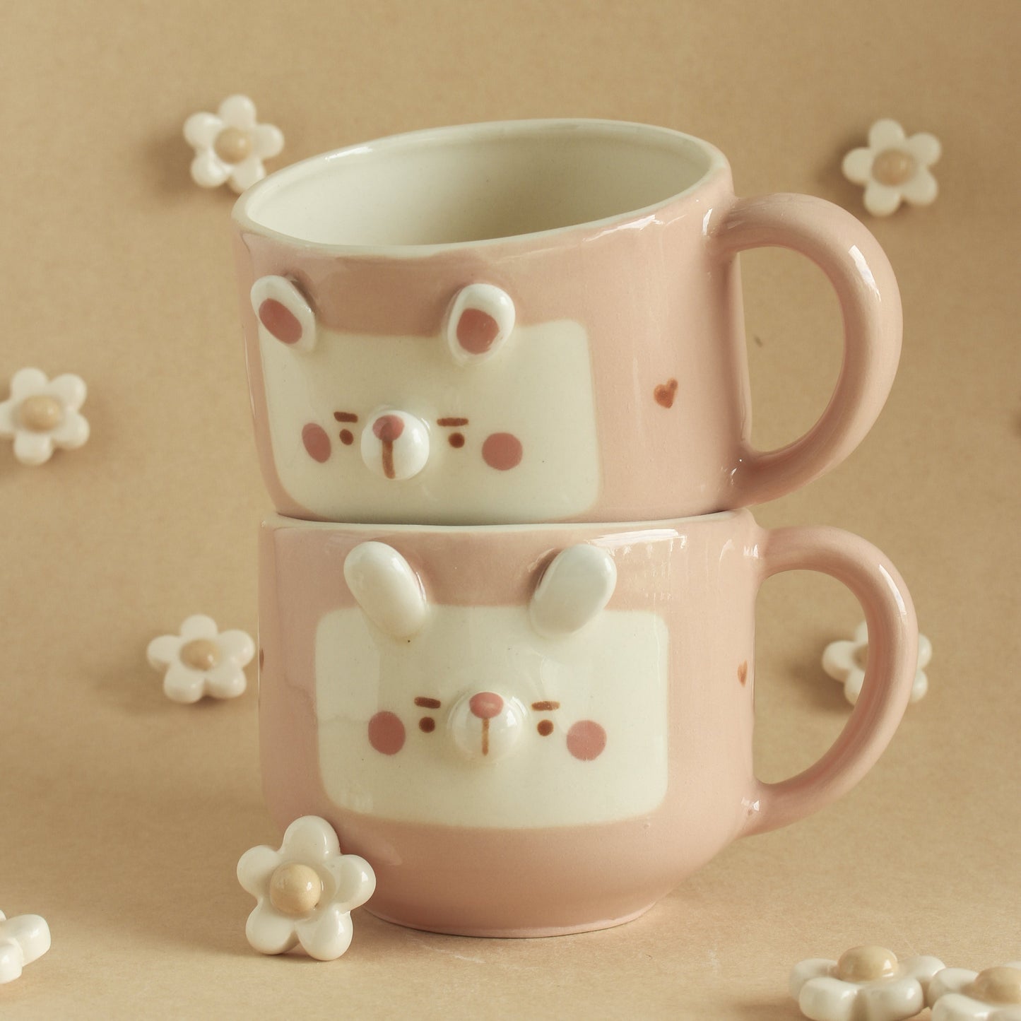 LIGHT PINK BUNNY MUG #10