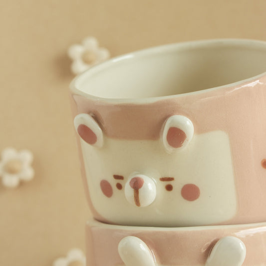 LIGHT PINK BUNNY MUG #10