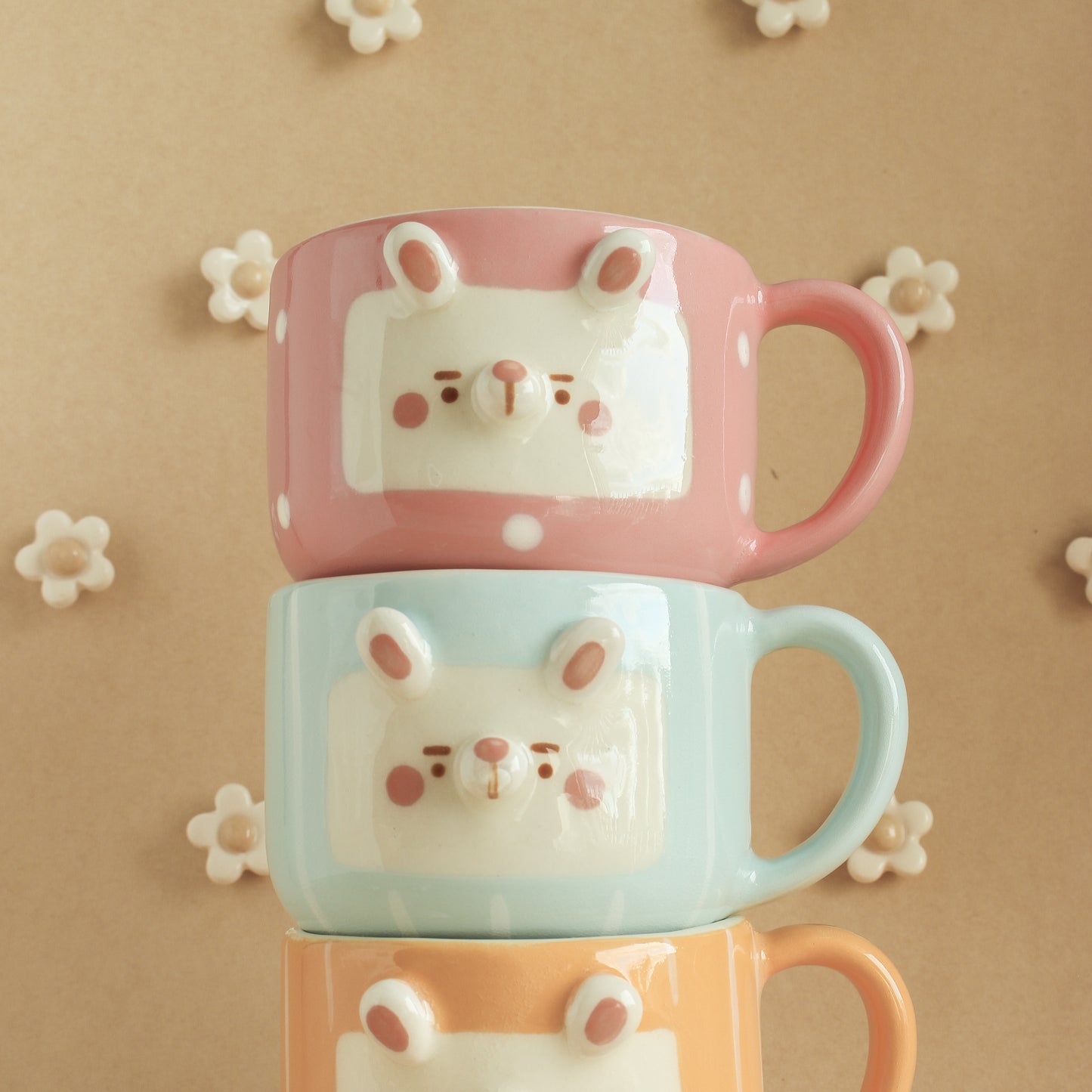 PINK BUNNY MUG #11