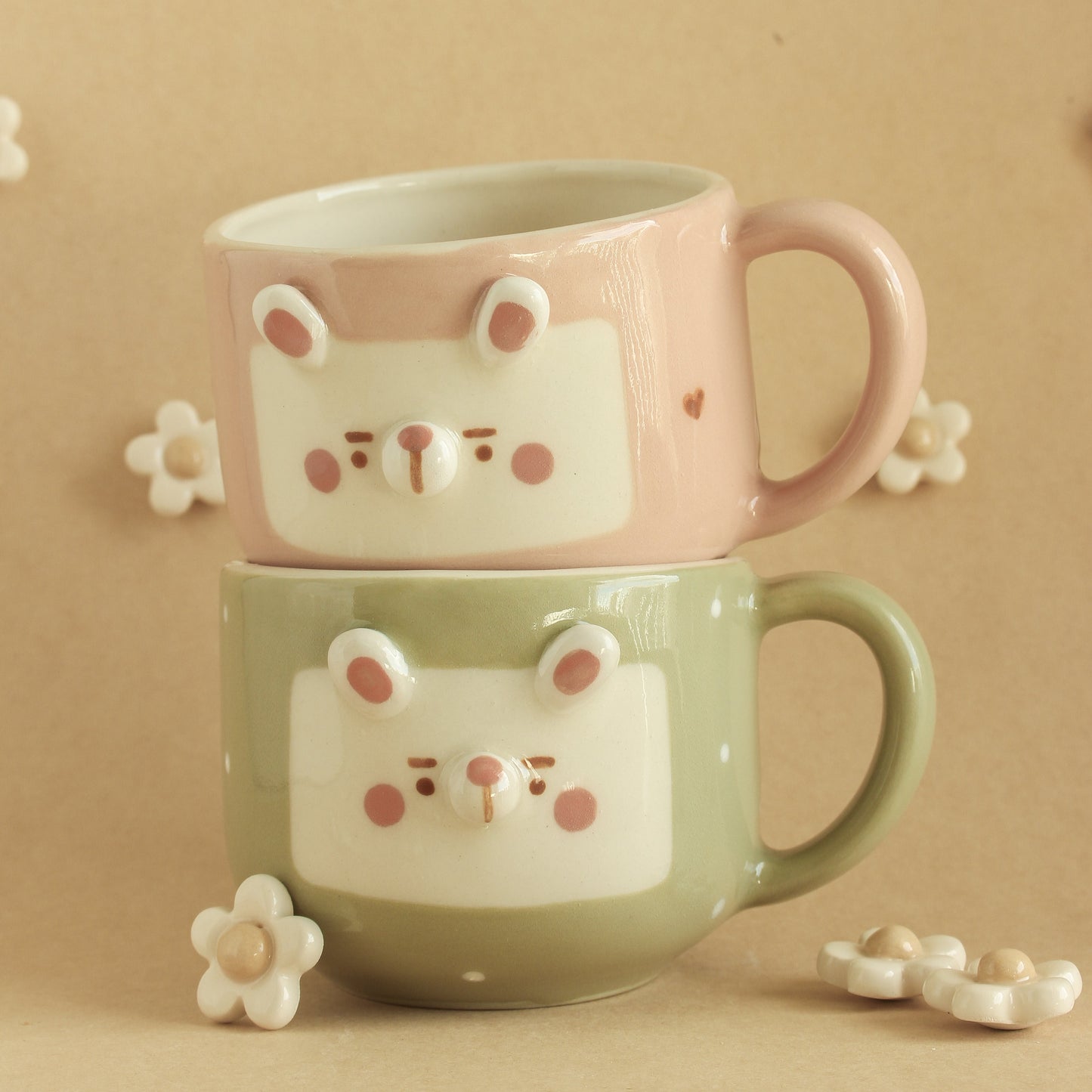 LIGHT PINK BUNNY MUG #10