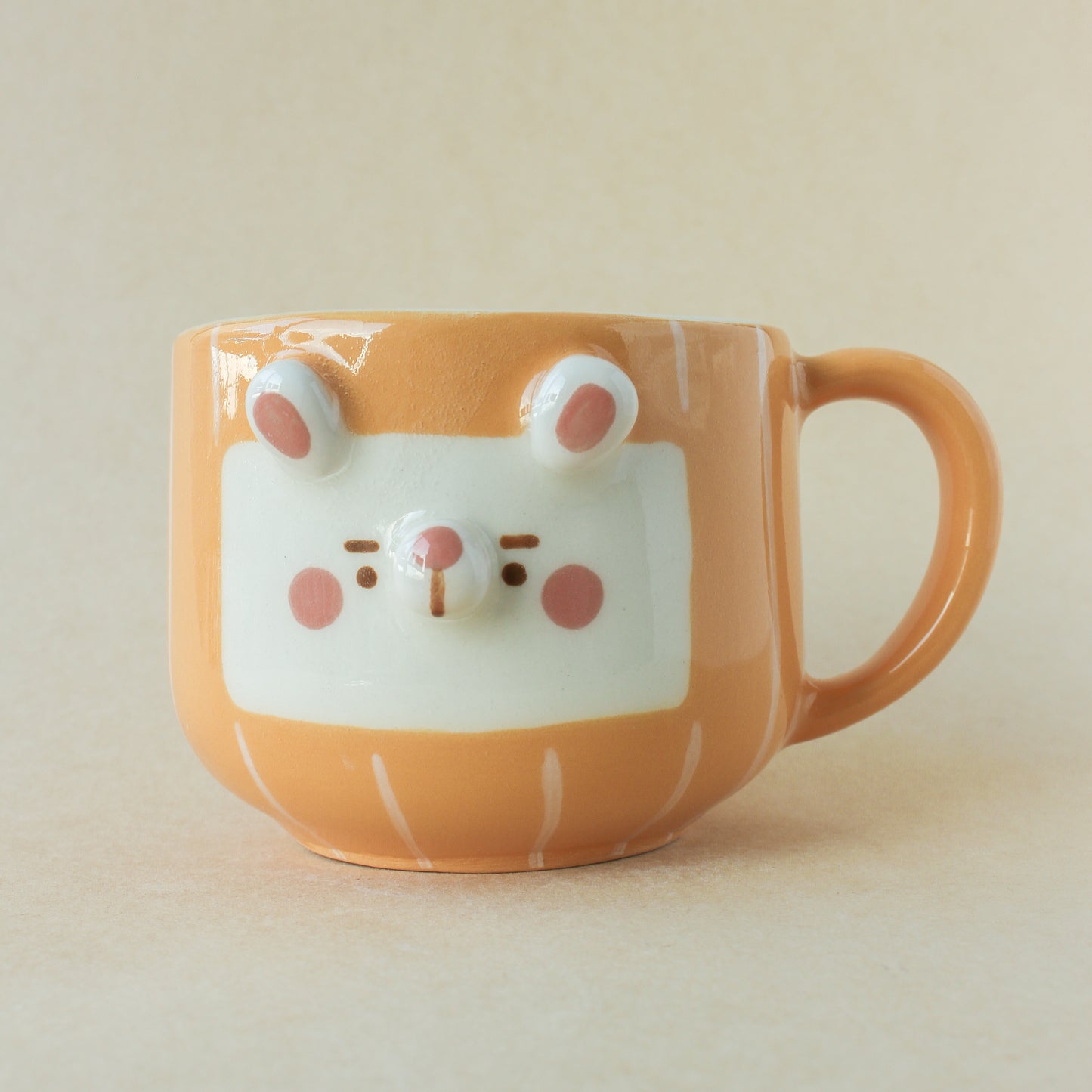 ORANGE BUNNY MUG #2