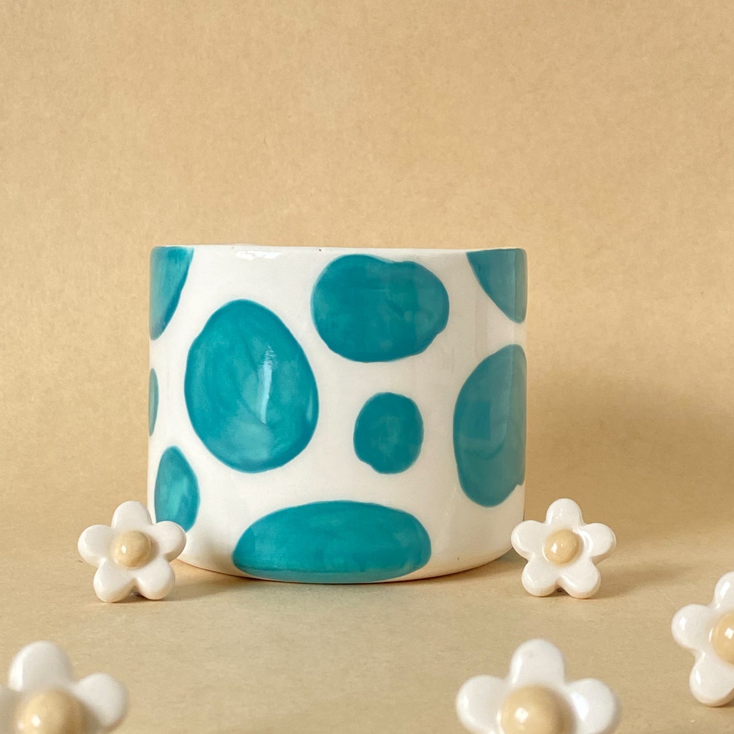 PEACOCK BOF - COW PLANTER WITH DRAINAGE HOLE (seconds)