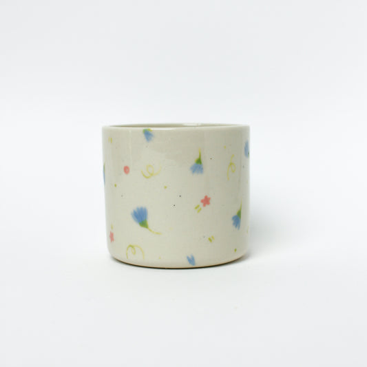 FLORAL POT (seconds sale - not foodsafe)