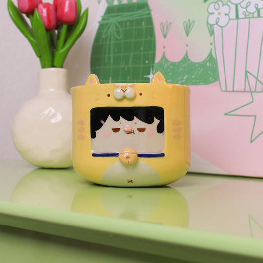 GRUMPY CAT BOWL/PLANTER