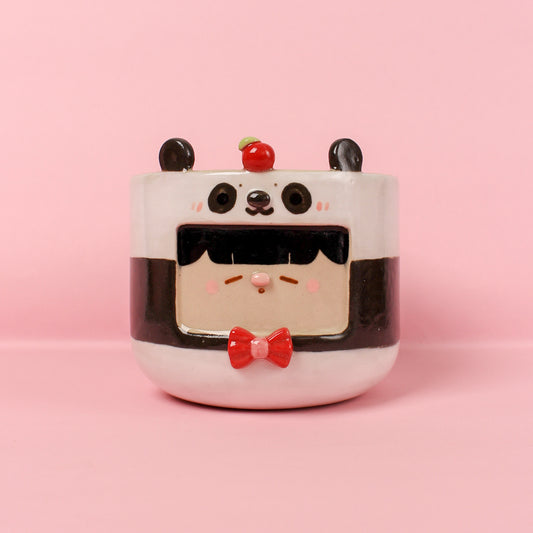 SNOOZY PANDA BOWL/PLANTER