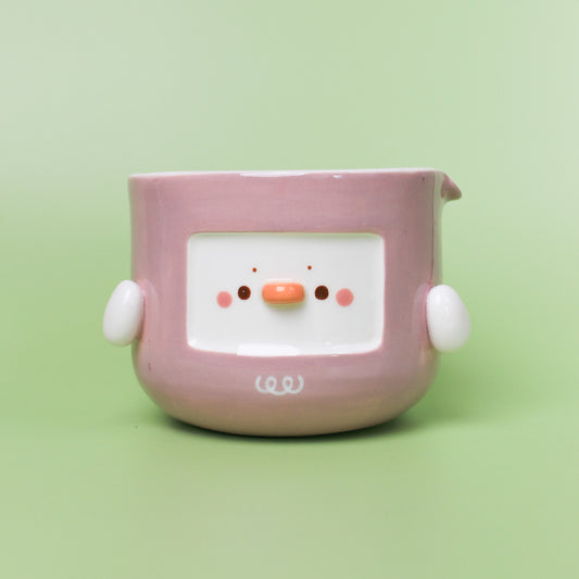 LILAC DUCK BOWL WITH SPOUT