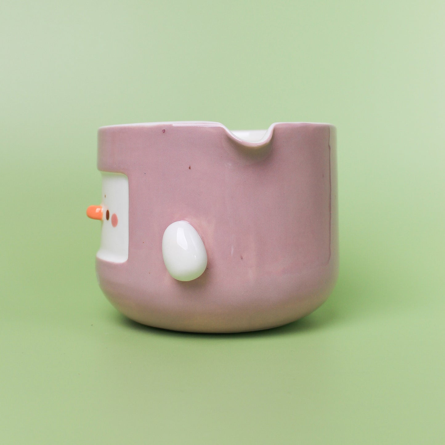 LILAC DUCK BOWL WITH SPOUT