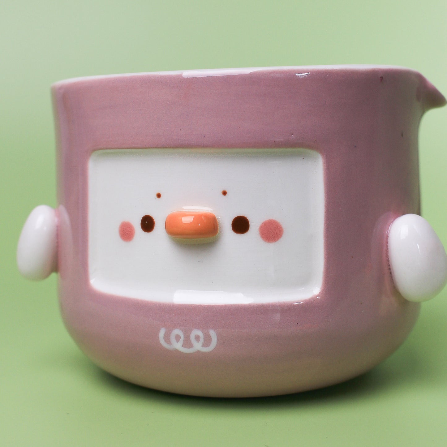 LILAC DUCK BOWL WITH SPOUT