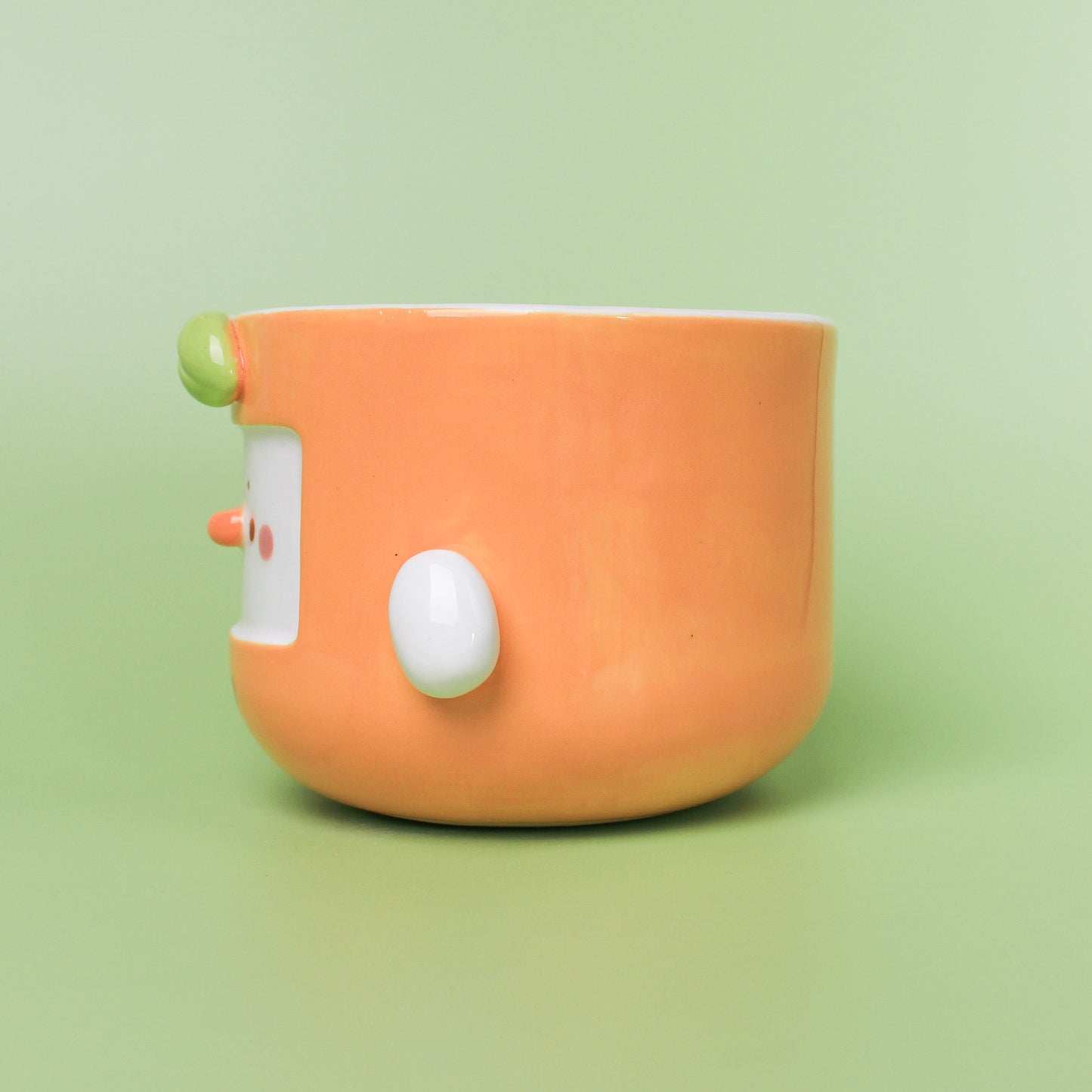 ORANGE DUCK PLANTER