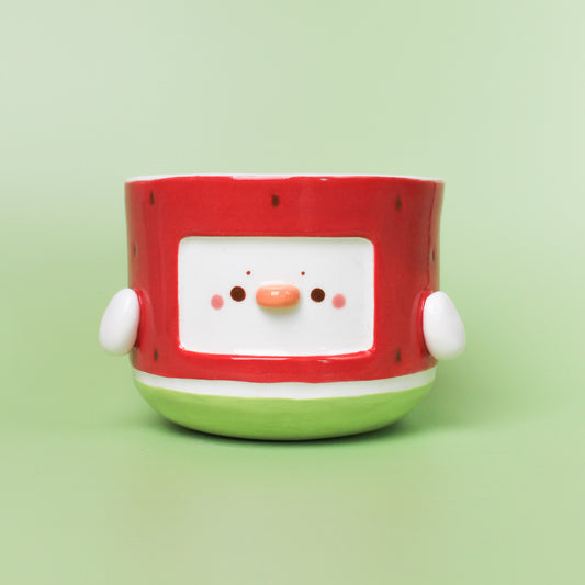 WATERMELON DUCK PLANTER #2