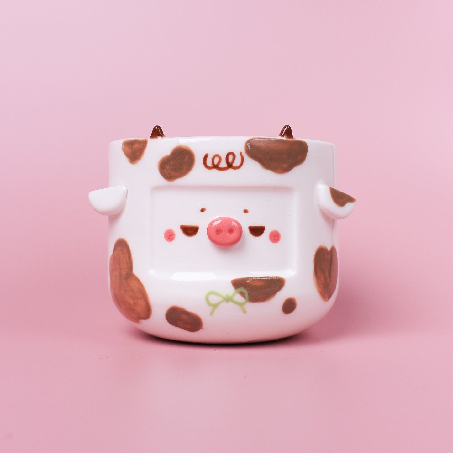 LATTE COW MINI PLANTER