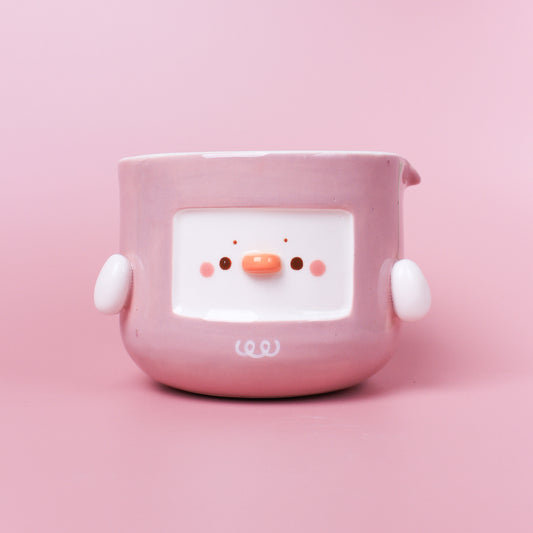 LILAC DUCK BOWL WITH SPOUT