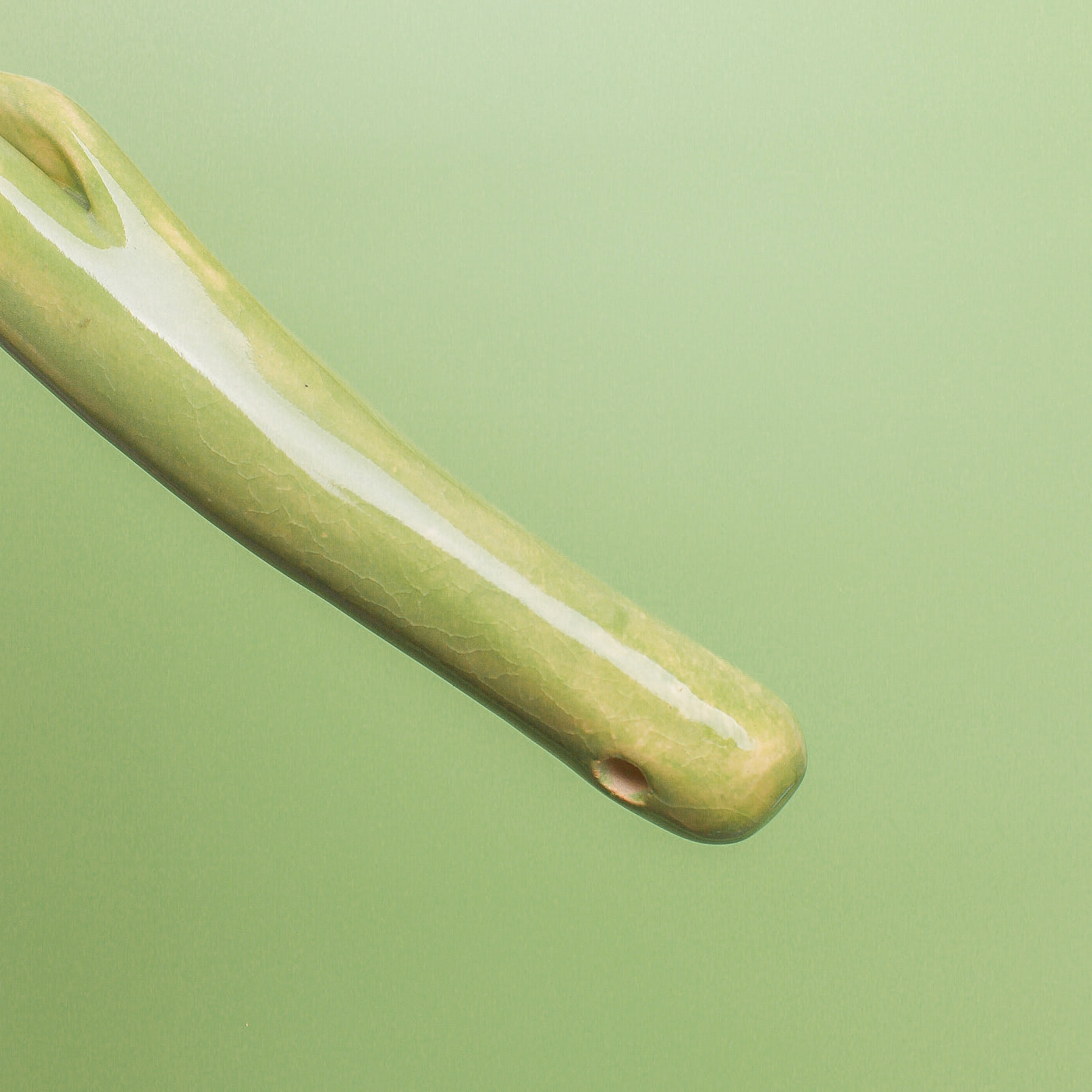 PINK & BEIGE CERAMIC TULIP - sold individually