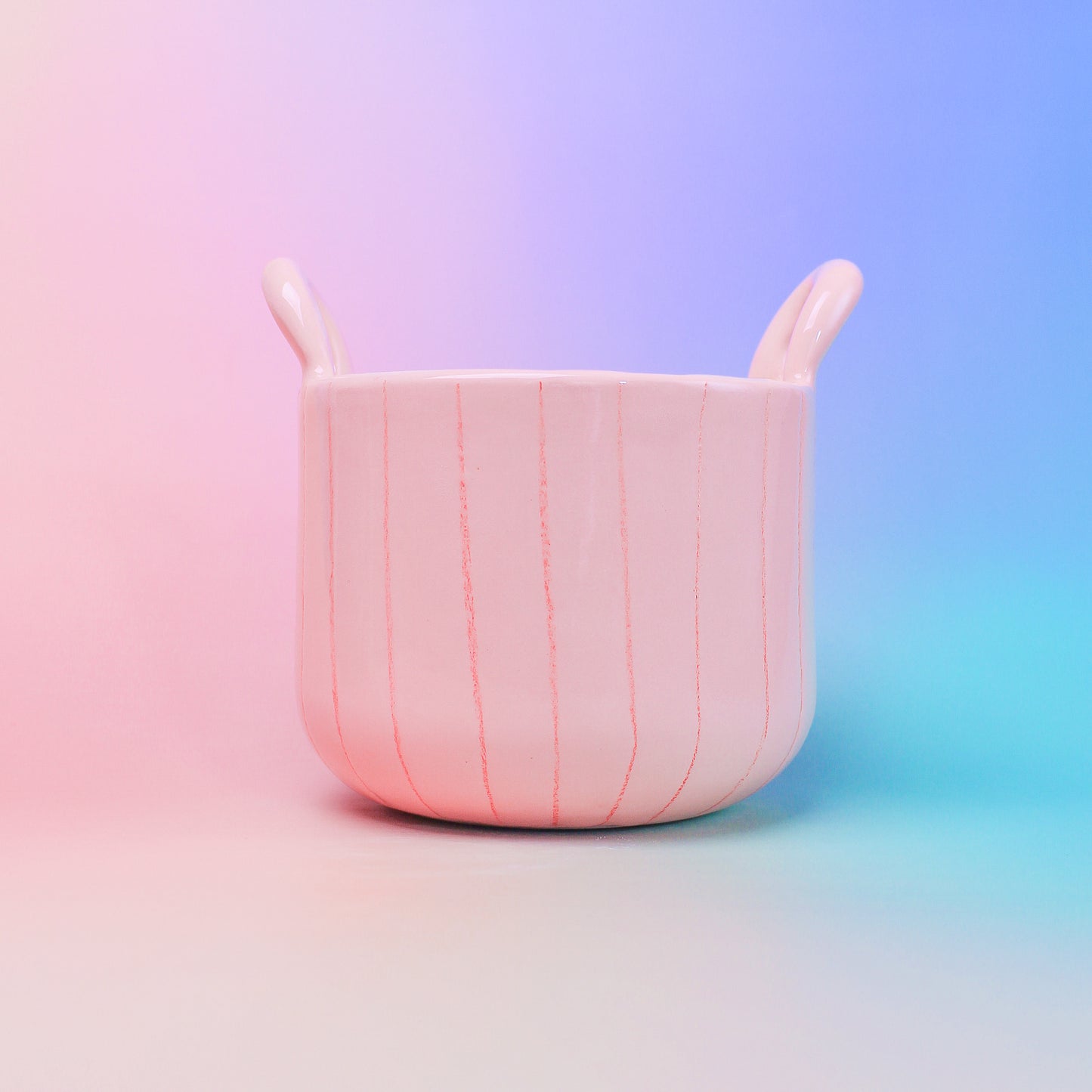 PINK FLOWER VASE