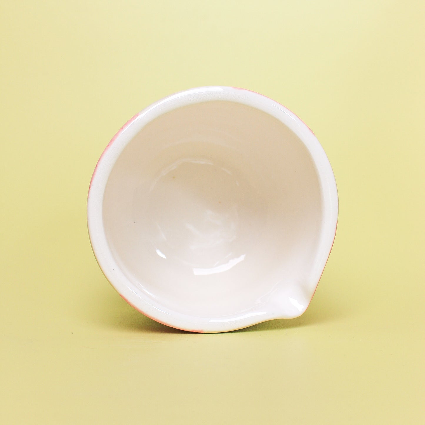 stitched bowl with spout #1